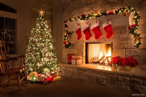 Christmas Fireplace Wallpapers - Top Free Christmas Fireplace Backgrounds - WallpaperAccess