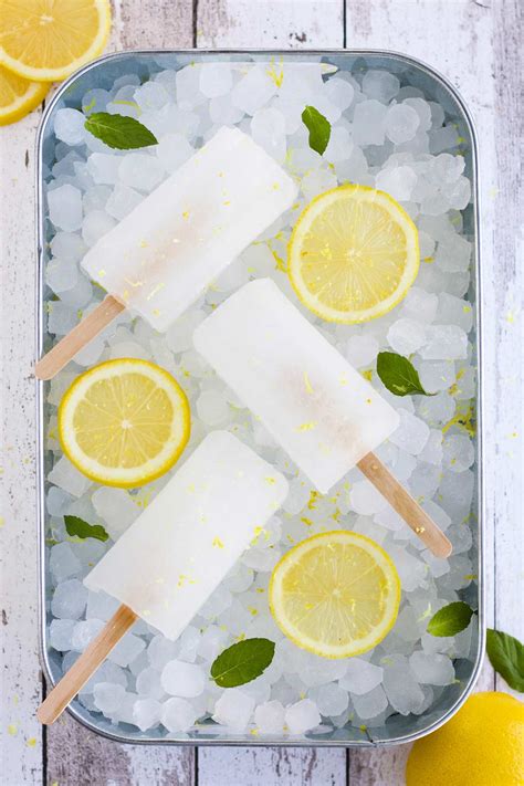 Easy Lemonade Popsicles Recipe - Fresh Coast Eats