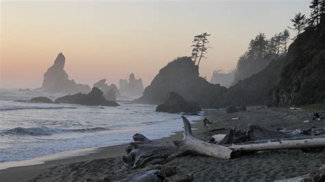 Northwest Public Broadcasting — Sunset at Shi Shi Beach, Olympic National Park...