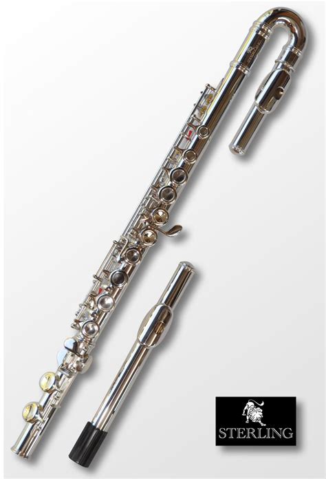 STERLING Silver-Plated Curved Head C FLUTE • With Straight AND Curved Headjoints