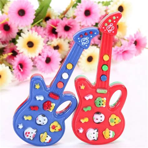 1PC Children Electronic Music Guitar Toys Musical Instrument 12 Nursery ...