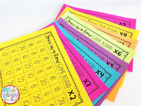 FREE Multiplication Math Facts Games - Not So Wimpy Teacher
