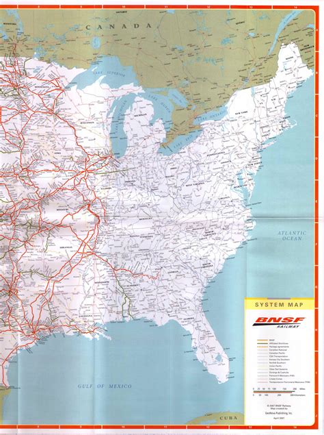 Bnsf Railroad Route Map