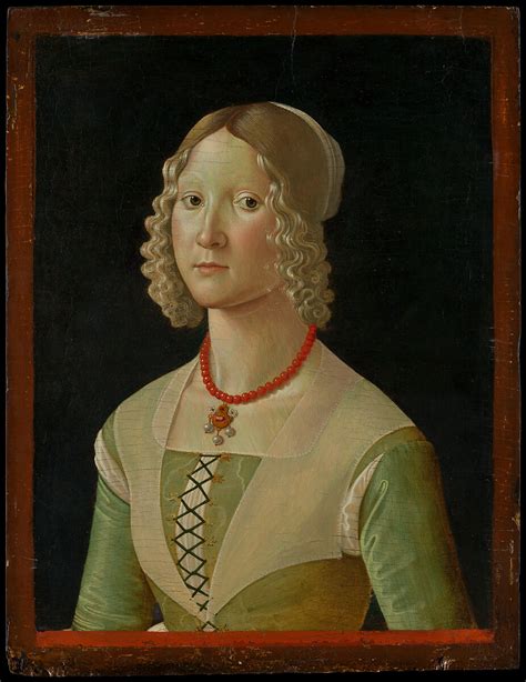 Davide Ghirlandaio (David Bigordi) | Selvaggia Sassetti (born 1470) | The Met