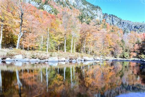 Adirondacks Fall Foliage, New York 16193565 Stock Photo at Vecteezy