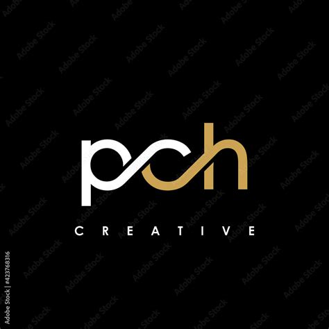 PCH Letter Initial Logo Design Template Vector Illustration Stock Vector | Adobe Stock