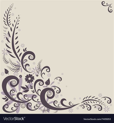 Flora graphic background 2 Royalty Free Vector Image