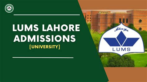 LUMS Admission 2024 Apply Online Last Date Fee Structure Eligibility