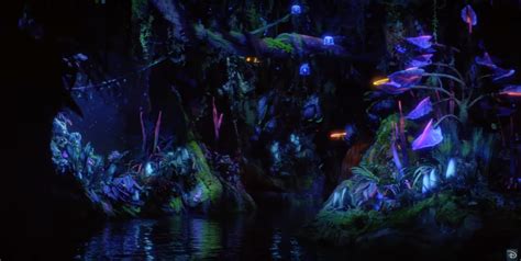 VIDEO - New ride footage of the Na'vi River Journey ride in Pandora ...