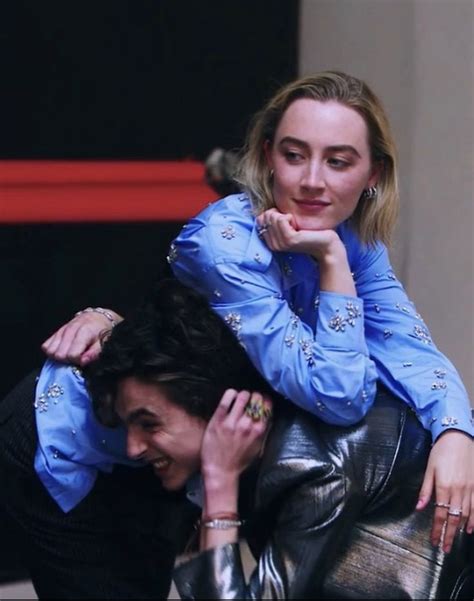 saoirse ronan and timothee chalamet for entertainment weekly Love U ...