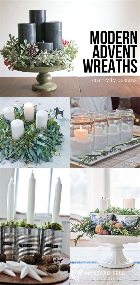 17 Modern Advent Wreath Ideas that are Beautiful and Meaningful! – Craftivity Designs