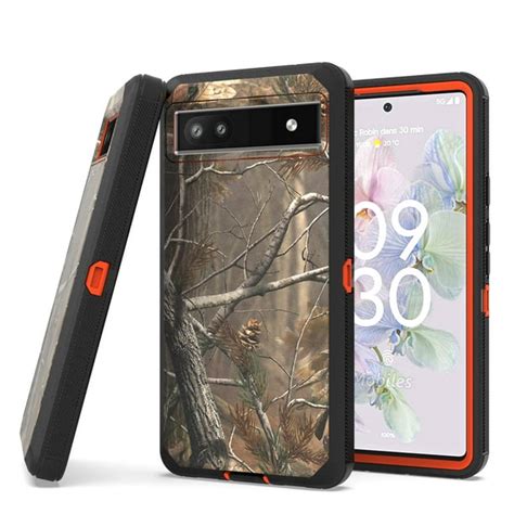 CoverON For Google Pixel 6a Case, Military Grade Heavy Duty Full Body Rugged Phone Cover, Camo ...