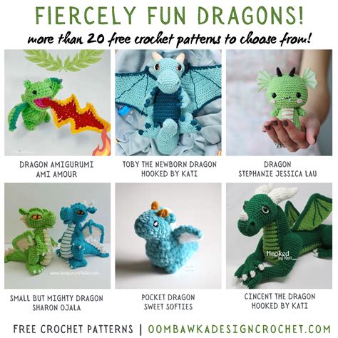 20 Fiercely Fun Free Dragon Crochet Patterns