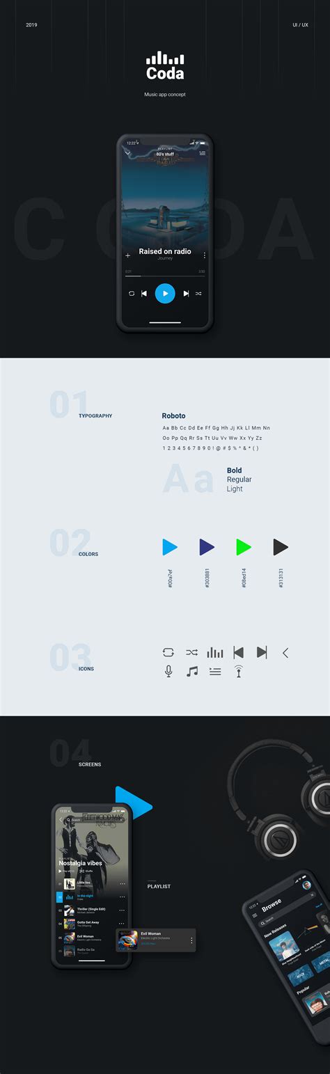 CODA Music Player App on Behance