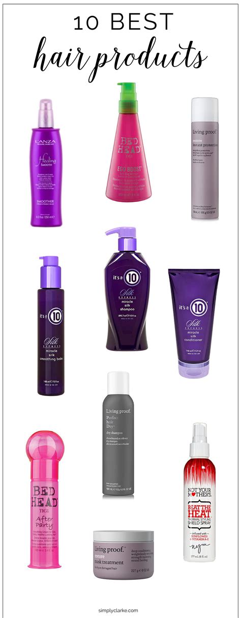 10 Best Hair Products - Simply Clarke