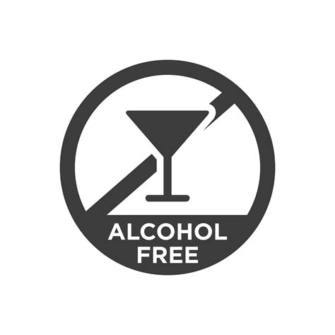 Alcohol free icon. 343618 Vector Art at Vecteezy