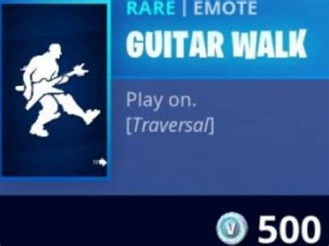 How to get new Fortnite Guitar Walk Emote in Chapter 4