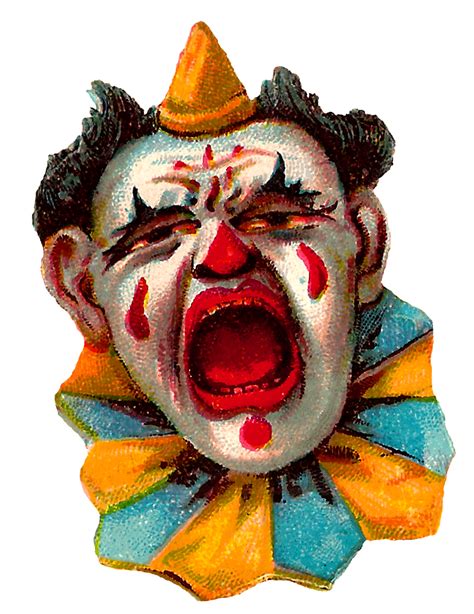 Antique Images: Vintage Clip Art Funny Circus Clowns Costume Images