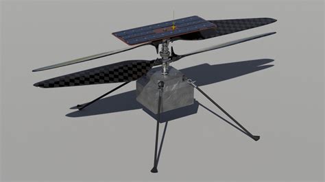 3D Ingenuity Helicopter Model - TurboSquid 2066859