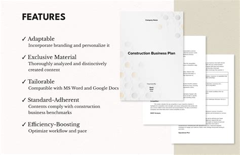 Business Plan Layout Design Template in Google Docs, Word, PDF ...