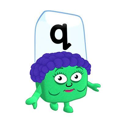 a cartoon character with the letter p on it's head