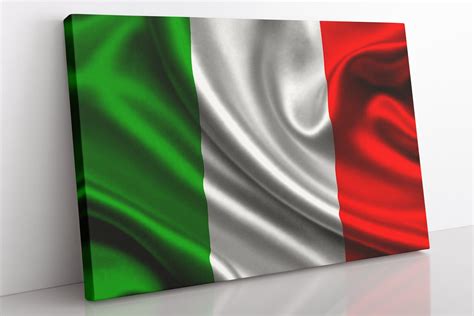 Italy Flag Canvas Wall Art Italian Flag Print Home Decor Wall | Etsy