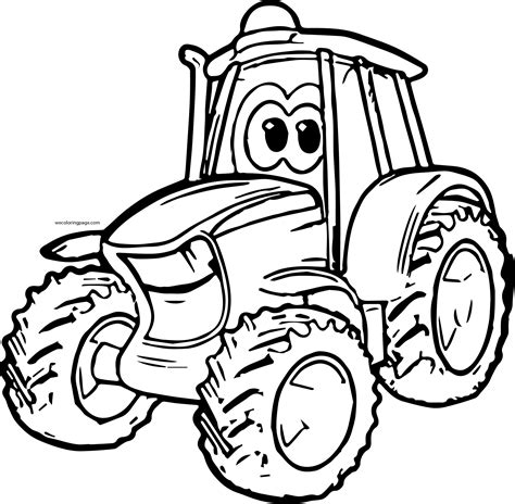 Printable Tractor Coloring Pages