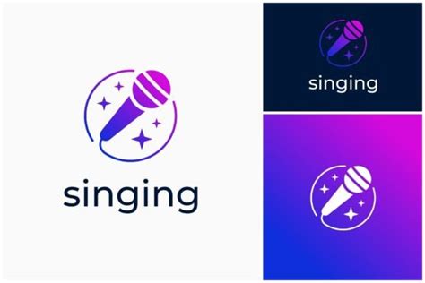 Sing Karaoke Song Music Logo Graphic by Sore.studios · Creative Fabrica