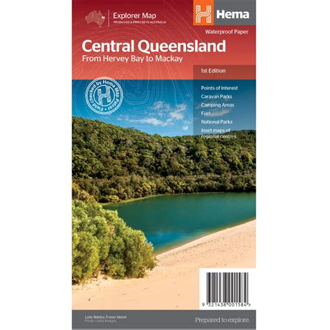 Central Queensland Road Map - Geographica