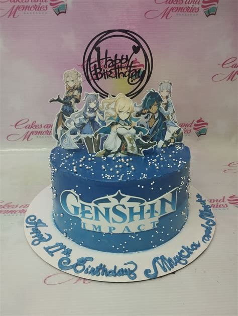 Genshin Impact Cake - 1101 – Cakes and Memories Bakeshop