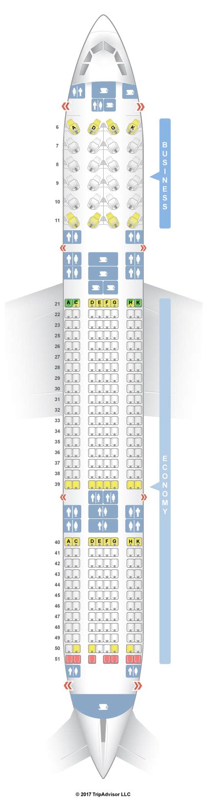 SeatGuru Seat Map Garuda Indonesia Airbus A330-300 (333) V2 - SeatGuru