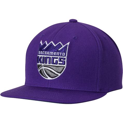 Men's Sacramento Kings Mitchell & Ness Purple Current Logo Wool Solid ...