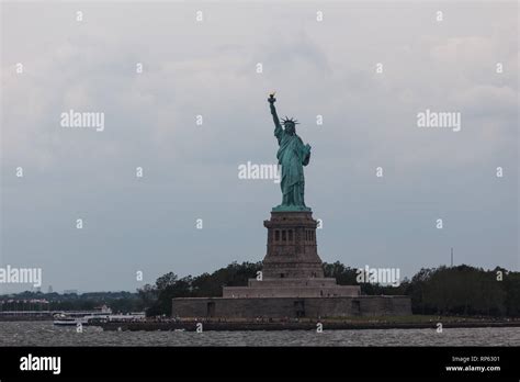 Statue of Liberty New York harbor Stock Photo - Alamy