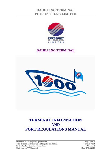 (PDF) DAHEJ LNG TERMINAL PETRONET LNG LIMITED - DOKUMEN.TIPS