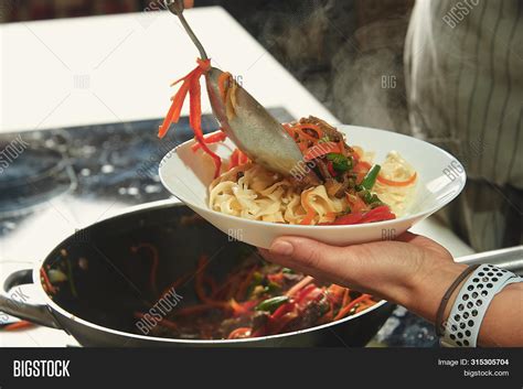 Serving Wok Noodles, Image & Photo (Free Trial) | Bigstock