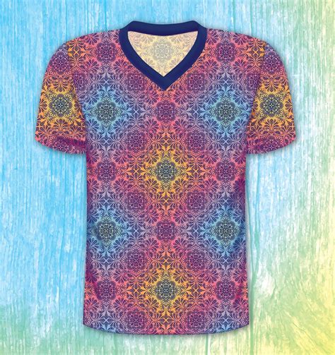 Colorful all over t shirt design 011 - Creative Graphic.com