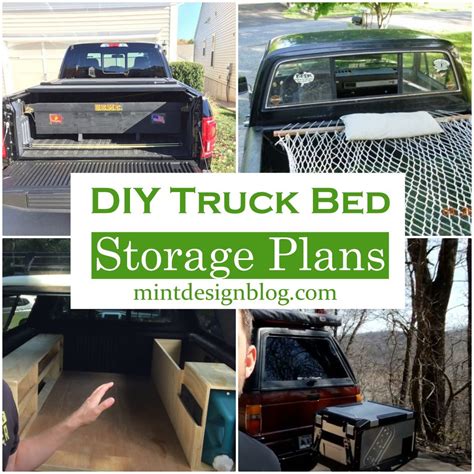 13 DIY Truck Bed Storage Plans - Mint Design Blog