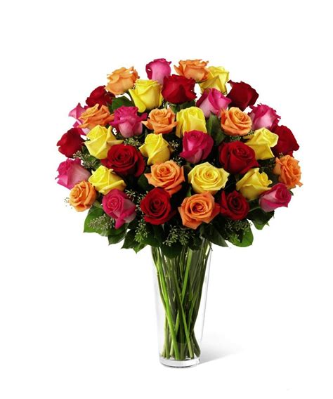 Bright Spark Rose Bouquet | Pueblo (CO) Rose Delivery | Campbell's Flowers