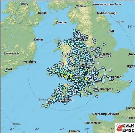 Earthquake strikes England and Wales and here’s where was hit worst and ...