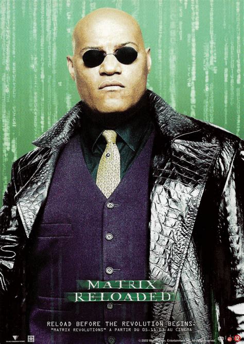 Laurence Fishburne in The Matrix Reloaded (2003) - a photo on Flickriver