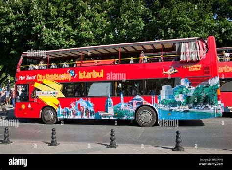 Istanbul city sightseeing bus, Istanbul, Turkey Stock Photo - Alamy