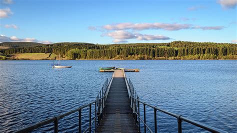 Jetty at Kielder Water Reservoir Photograph by David Head - Fine Art America