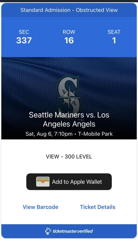 Free ticket to tonight’s game : r/Mariners