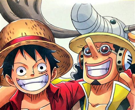 Luffy and Ussop | Anime, Luffy, One piece