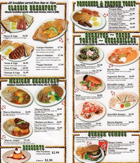 Los Amigos Menu, Menu for Los Amigos, Tacoma, Tacoma - Urbanspoon/Zomato