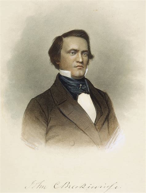 John Cabell Breckinridge N(1821-1875) Fourteenth Vice President Of The United States Color Steel ...