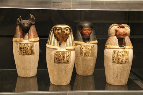 Ancient Egypt Canopic Jars | Ancient Egypt Gallery, Louvre M… | Flickr