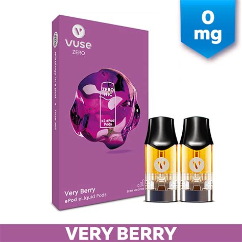 Vuse ePod 2 Very Berry Refill Pods (0mg) - VapeMountain.com