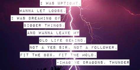 Letra De Imagine Dragons Thunder