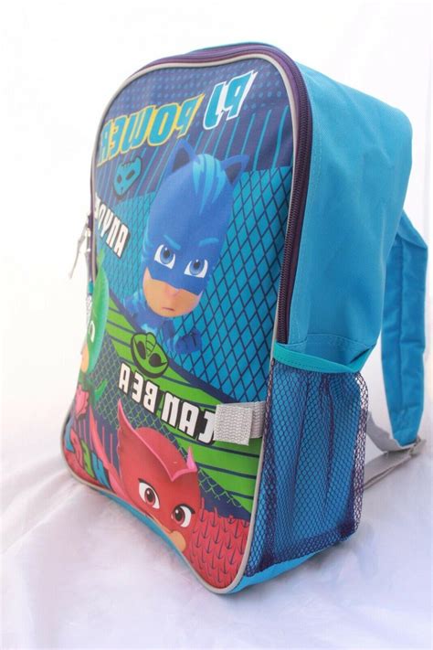 PJ Masks School Backpack BookBag Lunch Box SET